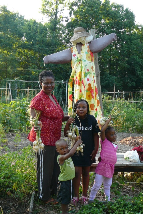 Our parade of good garden news continues via our Sow It Forward garden grantees. Next stop: the Growing Healthy Kids Community Garden in Carrboro, North Carolina: http://kgi.org/growing-healthy-kids-community-garden
Nkechi Ibe (left) is from the town...
