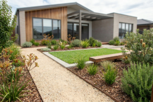 Low-maintenance native garden